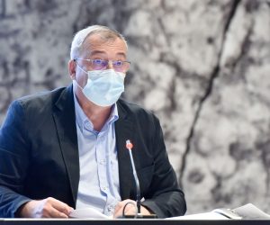18.6.2021.,Zagreb -U NSK je odrzana redovna konferencija za medije nacionalnog stozera civilne zastite.
Photo: Davorin Visnjic/PIXSELL