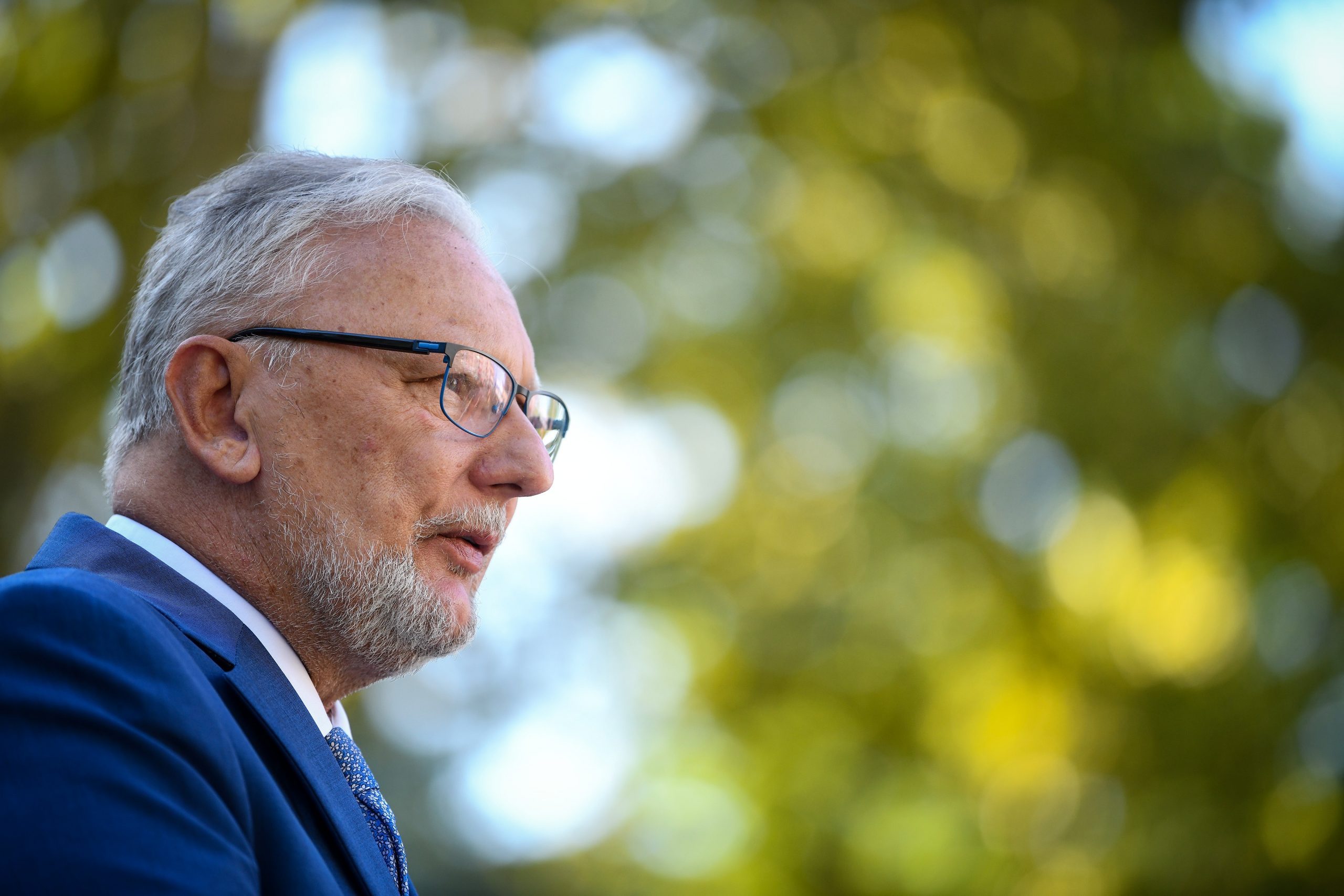 19.08.2021.., Zagreb -  Izjava potpredsjednika Vlade i ministra unutarnjih poslova dr. sc. Davora Bozinovica o situaciji u Afganistanu.   Photo: Josip Regovic/PIXSELL