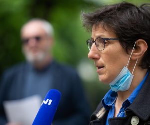21.04.2020.,Zagreb - - Hrvatsko novinarsko drustvo (HND) i Sindikat novinara Hrvatske (SNH) odrzalo je online konferenciju za medije pod nazivom "Trazimo hitne mjere za spas novinarstva". Maja Sever.  Photo: HND/ POOL / Daniel KASAP/ dk