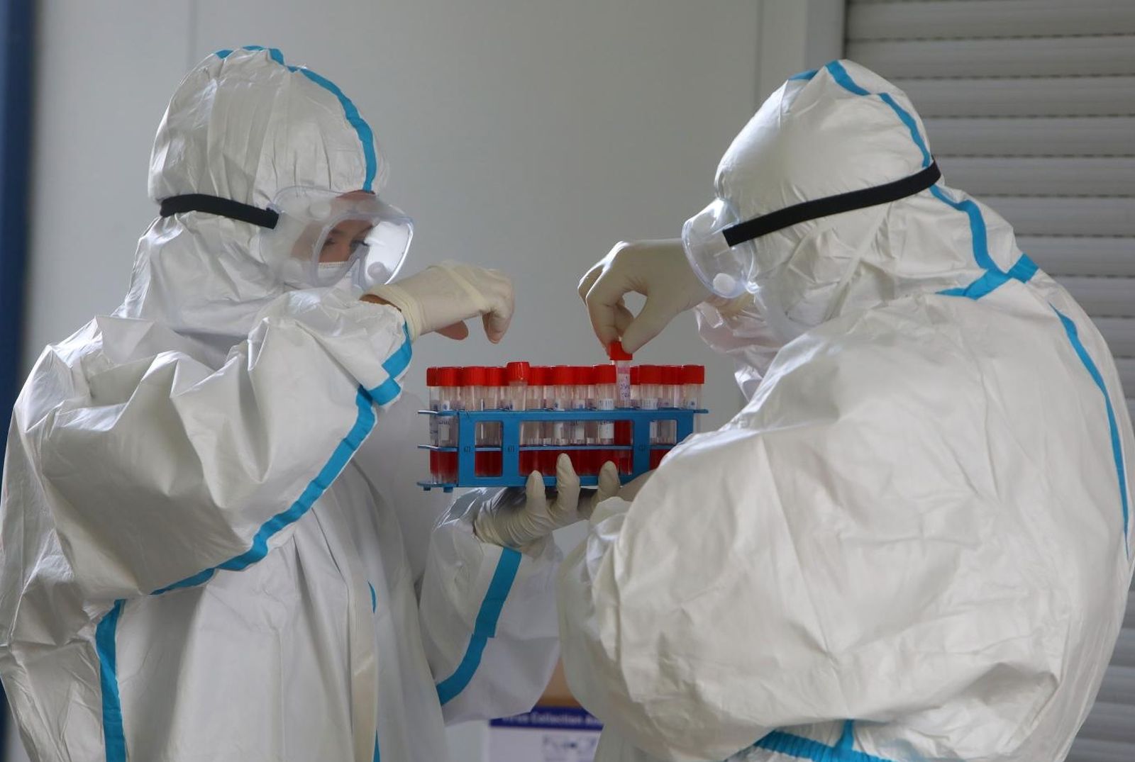 24.08.2021., Karlovac - Guzva na testiranju za koronavirus na drive-in lokaciji u Luscicu.
Photo: Kristina Stedul Fabac/PIXSELL