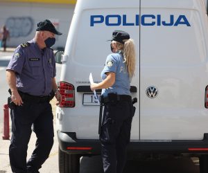 14.08.2021.,Velika Gorica - Privodjenje na Zupanijski sud Ivana Smita, osumnjicenog za ubojstvo u Dugavama 

Photo: Marko Prpic/PIXSELL