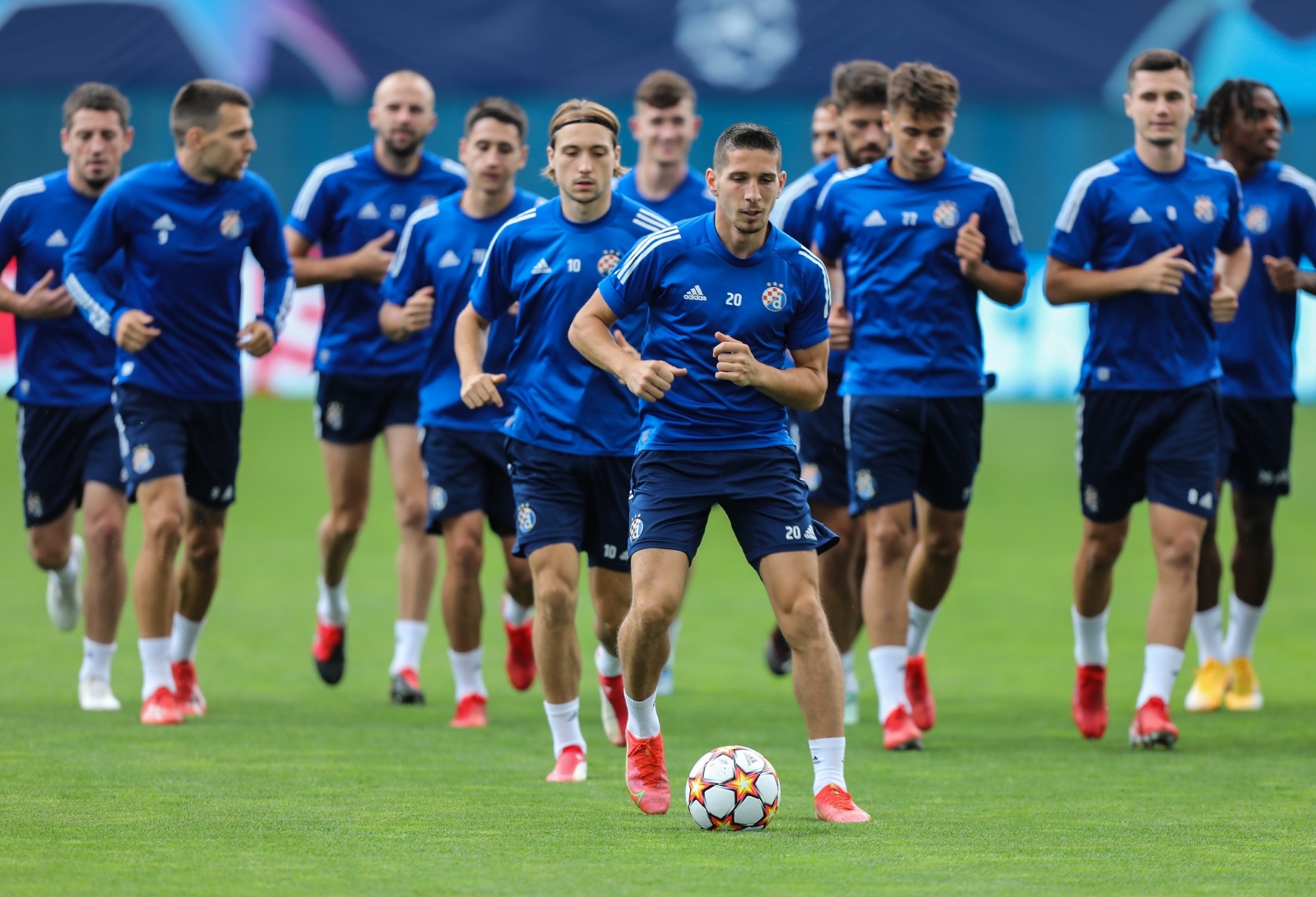 24.08.2021., stadion Maksimir, Zagreb - Trening nogometasa Dinama na stadionu Maksimir uoci uzvratne utakmice play-offa UEFA Lige prvaka protiv Sheriffa iz Tiraspola. Lirim Kastrati Photo: Jurica Galoic/PIXSELL