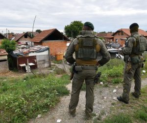 25.08.2021., Parag- Policija osigurava podrucje krvavog sukoba u kojem je ubijena zena i ranjeno vise osoba.
Photo: Vjeran Zganec Rogulja/PIXSELL