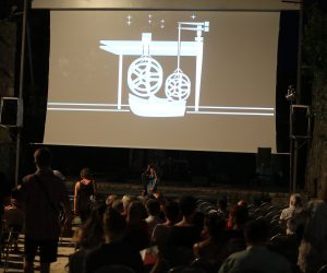 26.08.2019., Opatija - Otvorenje 17. Liburnia Film Festivala u prostoru male Ljetne pozornice. Festival su otvorili Oliver Sertic i Jelena Androic. 
Photo:Goran Kovacic/PIXSELL