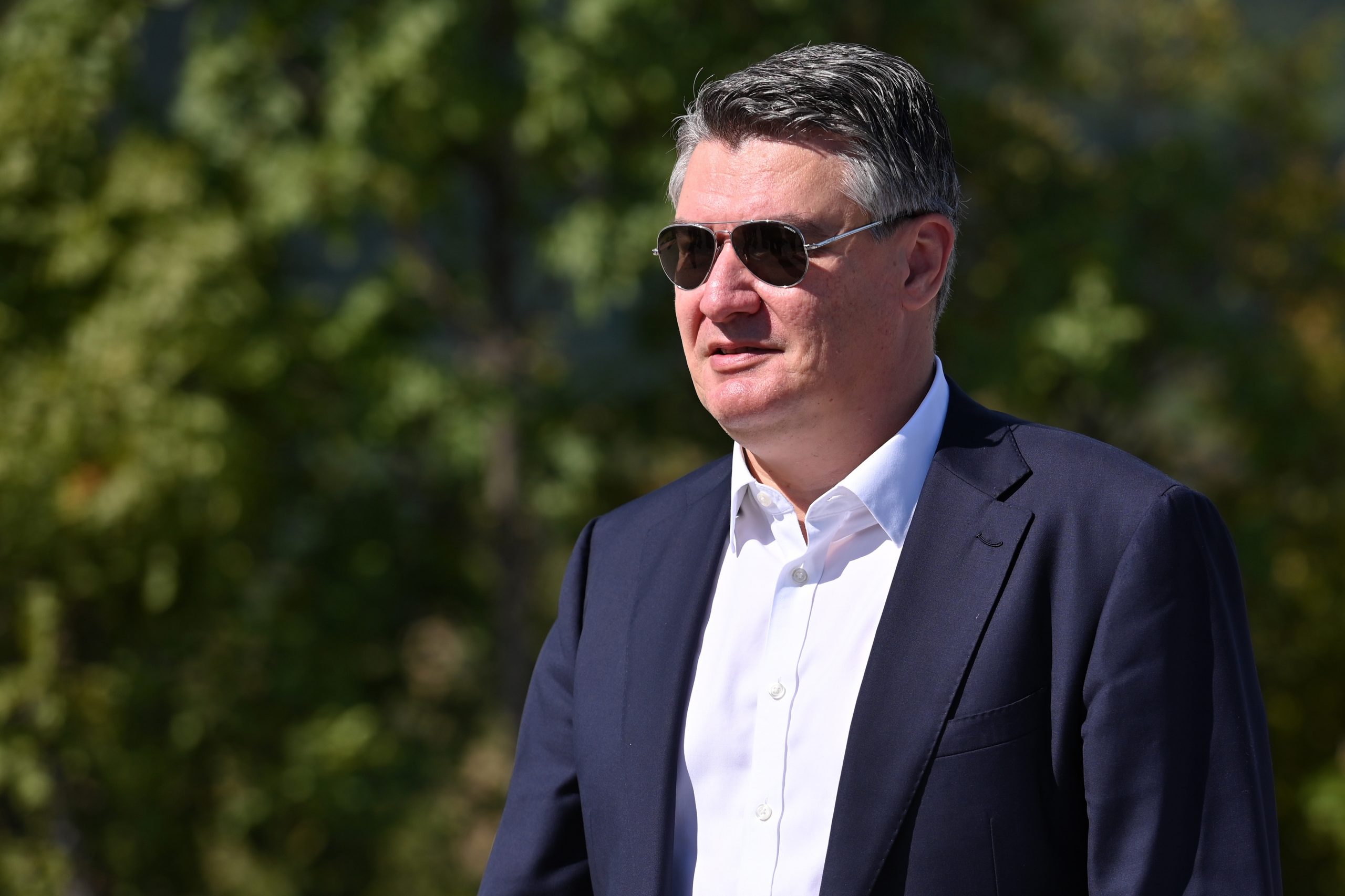 26.08.2021., Kijevo - Predsjednik Republike Zoran Milanovic sudjelovao je na komemoraciji kod spomen-obiljezja poginulom hrvatskom branitelju Frani Juricu Arambasicu u naselju Culumi.
Photo: Dino Stanin/PIXSELL