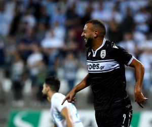 26.08.2021., stadion HNK Rijeka, Rijeka - Druga utakmica play-offa UEFA Konferencijske lige, HNK Rijeka - PAOK. Omar El Kaddouri Photo: Marko Lukunic/PIXSELL