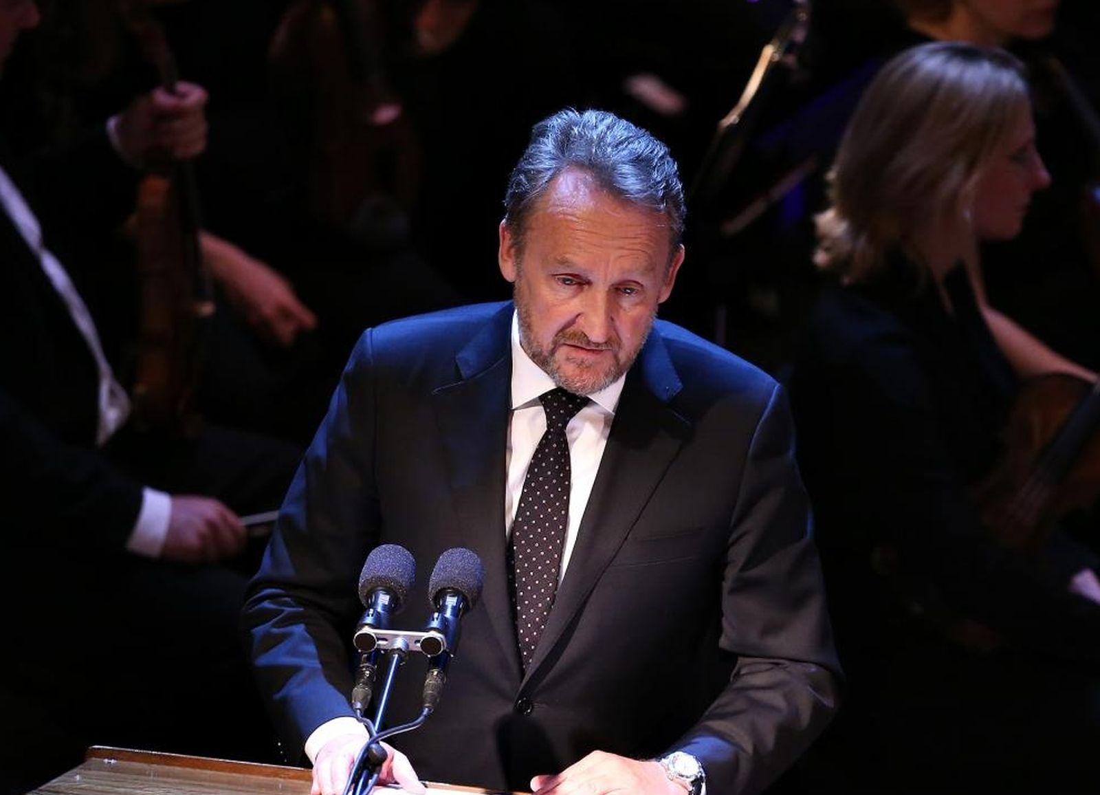 27.04.2017., Zagreb - HNK, Svecanost obiljezavanja 100. obljetnice priznanja islama u Hrvatskoj. Bakir Izetbegovic. Photo: Igor Kralj/PIXSELL