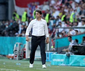 28.06.2021., Kopenhagen, Danska - Stadion Parken. UEFA Europsko prvenstvo 2020, osmina finala, Hrvatska - Spanjolska. Zlatko Dalic 
Photo: Goran Stanzl/PIXSELL