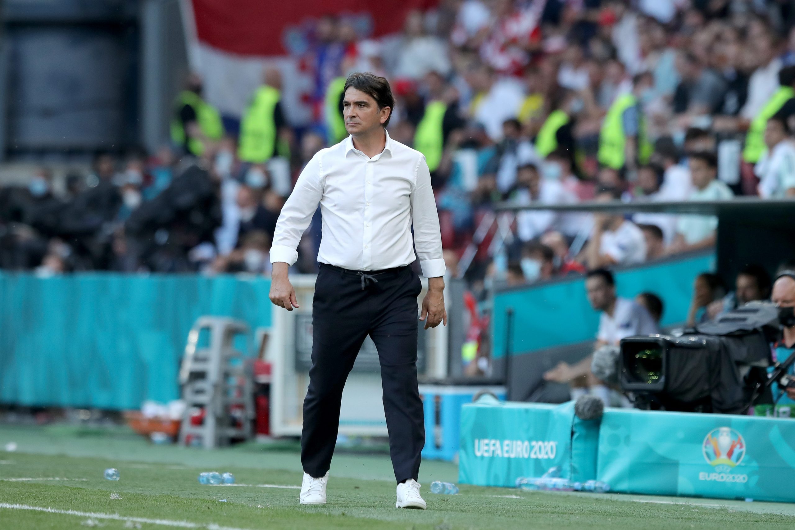 28.06.2021., Kopenhagen, Danska - Stadion Parken. UEFA Europsko prvenstvo 2020, osmina finala, Hrvatska - Spanjolska. Zlatko Dalic 
Photo: Goran Stanzl/PIXSELL