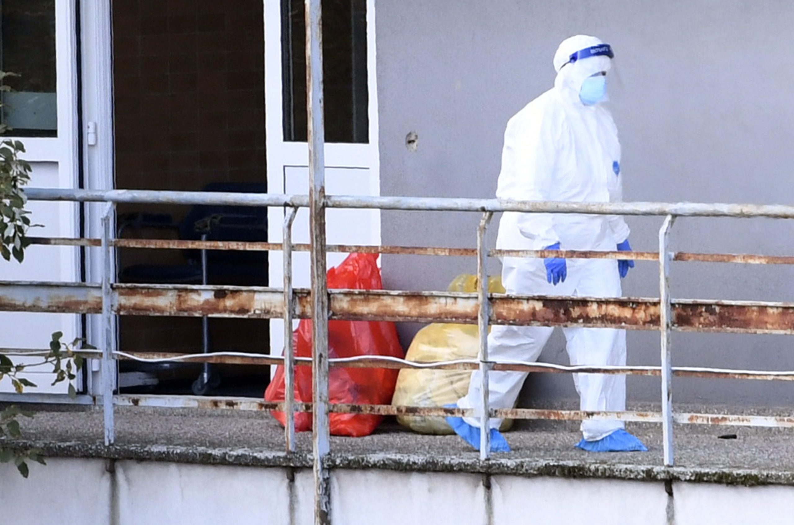 28.10.2020., Sisak - U Odjelu za infektivne bolesti sisacke bolnice lijece se oboljeli od COVID-19. Photo: Nikola Cutuk/PIXSELL