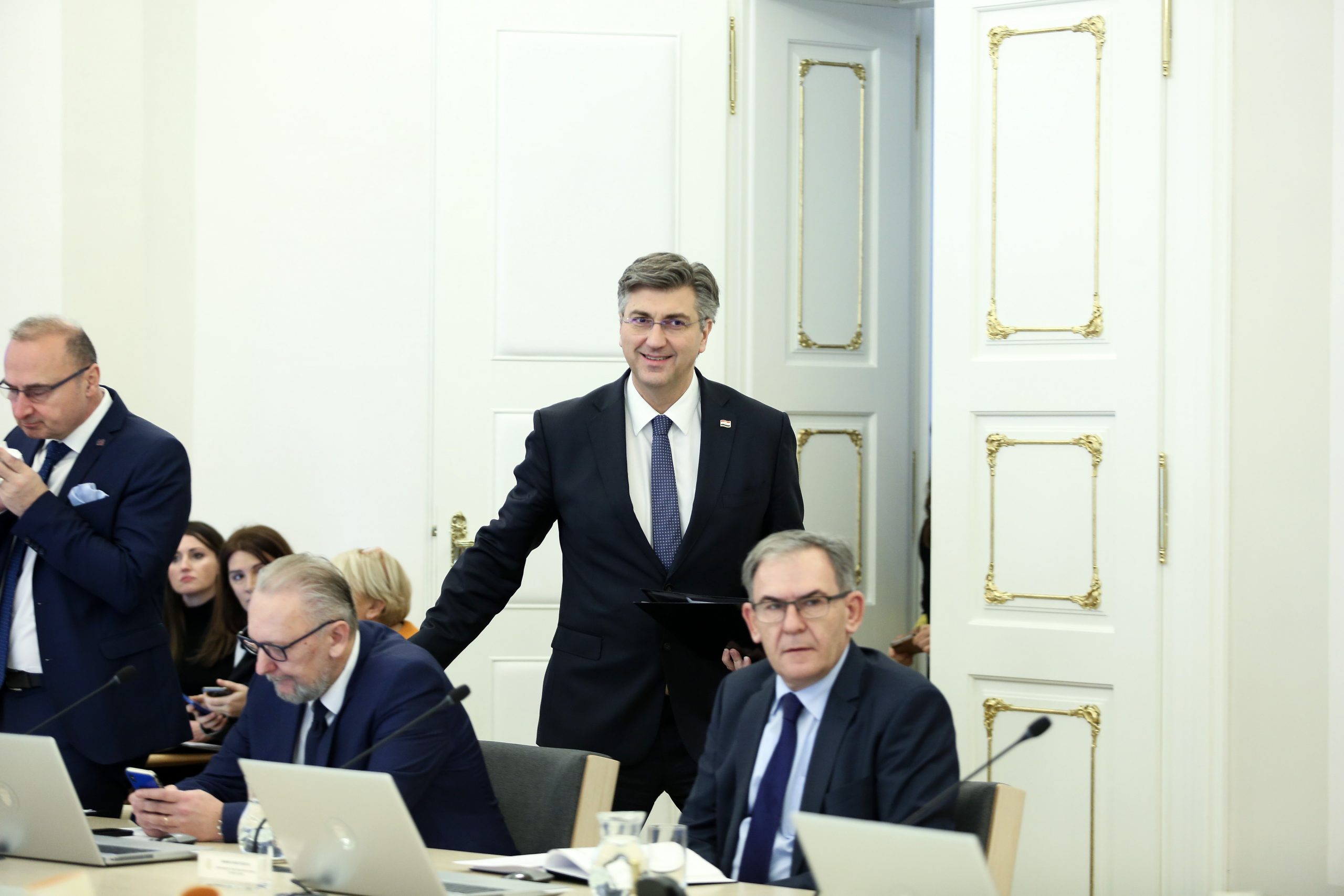 30.01.2020., Zagreb - Sjednica Vlade RH. Andreaj Plenkovic. 
Photo: Emica Elvedji/PIXSELL