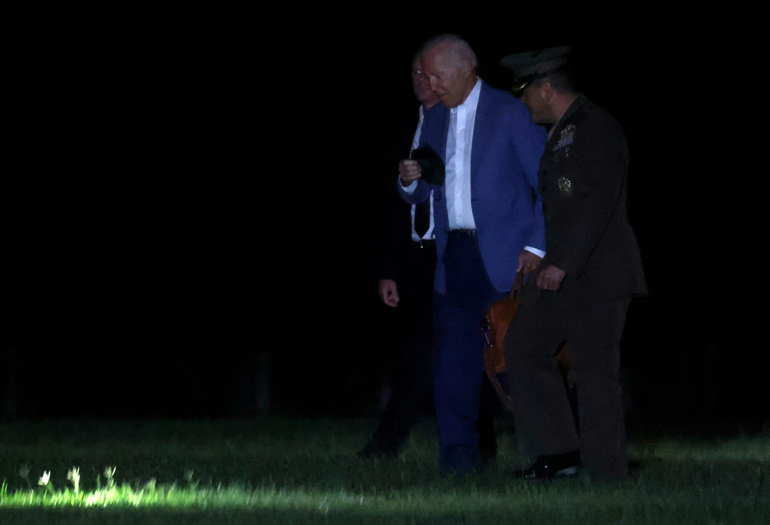 U.S. President Joe Biden arrives at Fort McNair on his way back to the White House in Washington, U.S. U.S. President Joe Biden arrives at Fort McNair on his way back to the White House in Washington, U.S., August 17, 2021. REUTERS/Leah Millis LEAH MILLIS