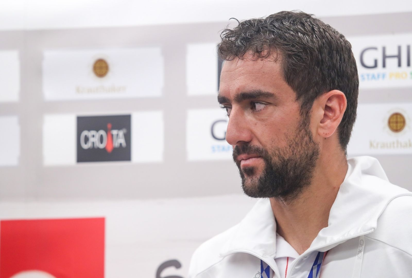 31.07.2021., Zagreb - U Zracnoj luci "dr. Franjo Tudjman" organiziran je svecani docek za hrvatske teniske olimpijce i osvajace medalja Mate Pavica, Nikole Mektica i Marina Cilica. Marin Cilic Photo: Luka Stanzl/PIXSELL