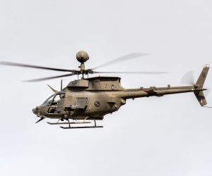 05.10.2019., Zadar - OH - Helikopter 58 D Kiowa Warrior Hrvatskog ratnog zrakoplovstva. Photo: Dino Stanin/PIXSELL