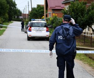 29.08.2021., Krizevci -  Dvostruko ubojstvo.u kuci je zateceno mrtvo tijelo muskarca kao i muskarca kojeg se dovodi u svezu sa pocinjenjem kaznenog djela 
Photo:Damir Spehar/PIXSELL