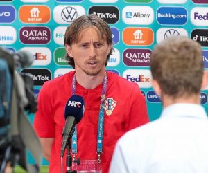 12.6.2021., Zagreb - Stadion Wembley, London, Engleska - UEFA Europsko prvenstvo 2020, trening Hrvatske nogometne reprezentacije dan uoci utakmice 1. kola, skupine D protiv Engleske. Luka Modric. 
Photo: Goran Stanzl/PIXSELL