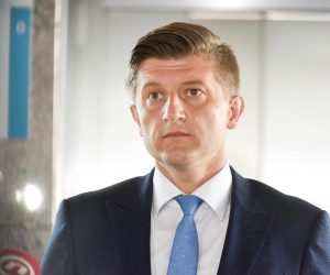 28.07.2021., Zagreb - Ministar financija Zdravko Maric i guverner Narodne banke Boris Vujcic dali su izjave za medije.
Photo: Davorin Visnjic/PIXSELL