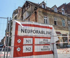 24.07.2021., Zagreb - Zgrade ostecene u potresu. 
Photo: Neva Zganec/PIXSELL