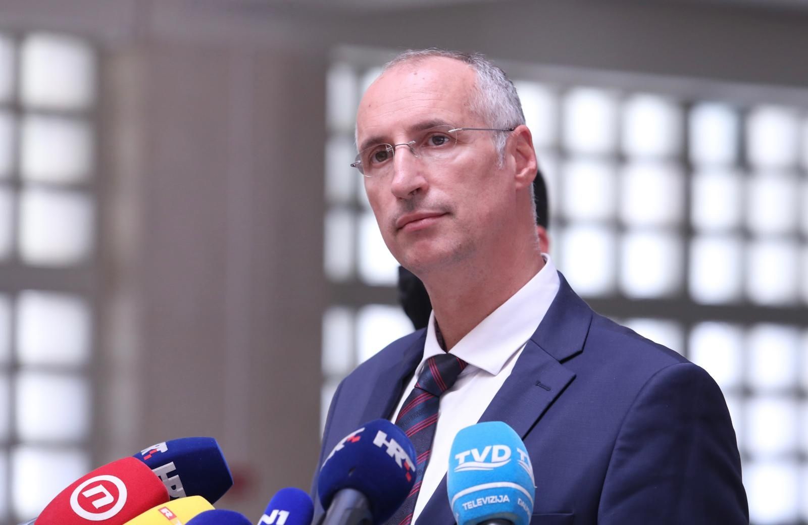 20.07.2021., Split- Gradonacelnik Ivica Puljak dao izjavu ze medije na temu istraznih radnji PN USKOK-a u Gradskoj upravi.
Photo: Ivo Cagalj/PIXSELL