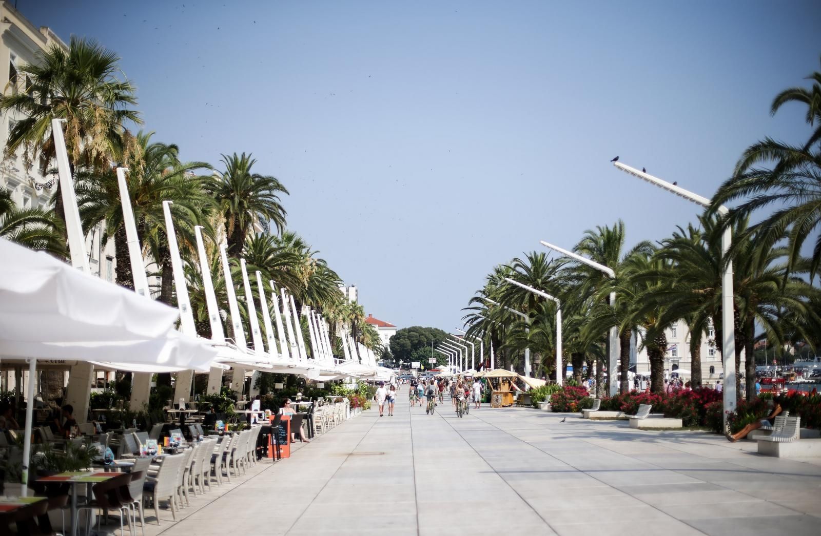 21.07.2015., Split - Grad prepun stranih i domacih gostiju. 
Photo: Petar Glebov/PIXSELL