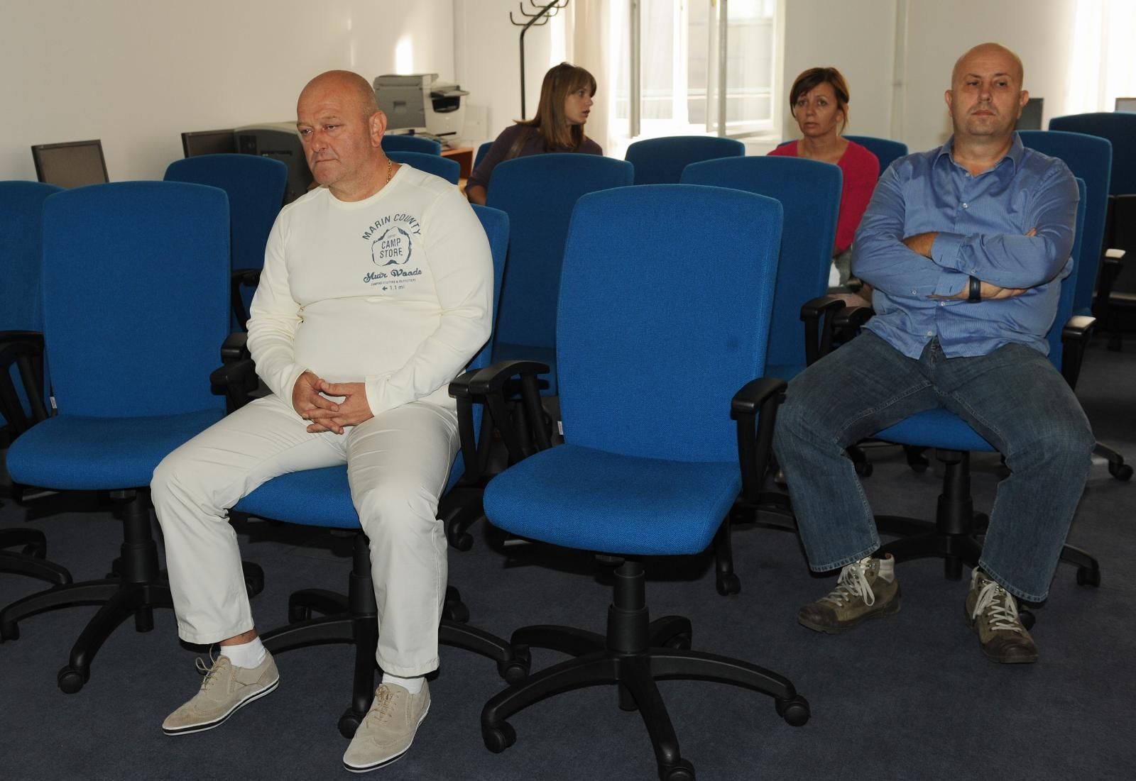 07.09.2012.,Zagreb -  Na Zupanijskom sudu odrzana je glavna rasprava protiv optuzenog Vinka Martinovica Stele, a kao svjedok bio je nazocan Dino Zekan
Photo: Davor Visnjic/PIXSELL