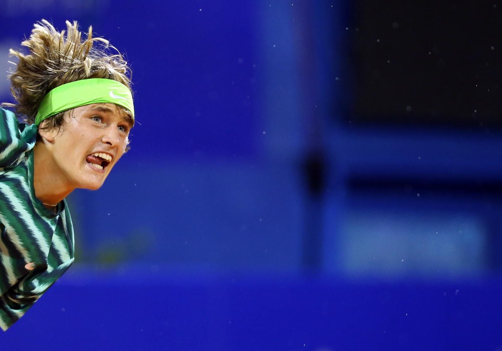 22.07.2014., Umag - 25. Vegeta Croatia Open teniski turnir, prvo kolo, Albert Montanes (ESP) - Alexander Zverev (GER). Alexander Zverev. 
Photo: Slavko Midzor/PIXSELL
