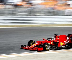 epa09445553 Monegasque driver Charles Leclerc of Scuderia Ferrari in action during the second free practice session at the Zandvoort circuit, The Netherlands, 03 September 2021. The Formula One Grand Prix of the Netherlands, which takes place on 05 September, will be held at Circuit Zandvoort for the first time in 36 years, with about 70,000 visitors expected.  EPA/VINCENT JANNINK