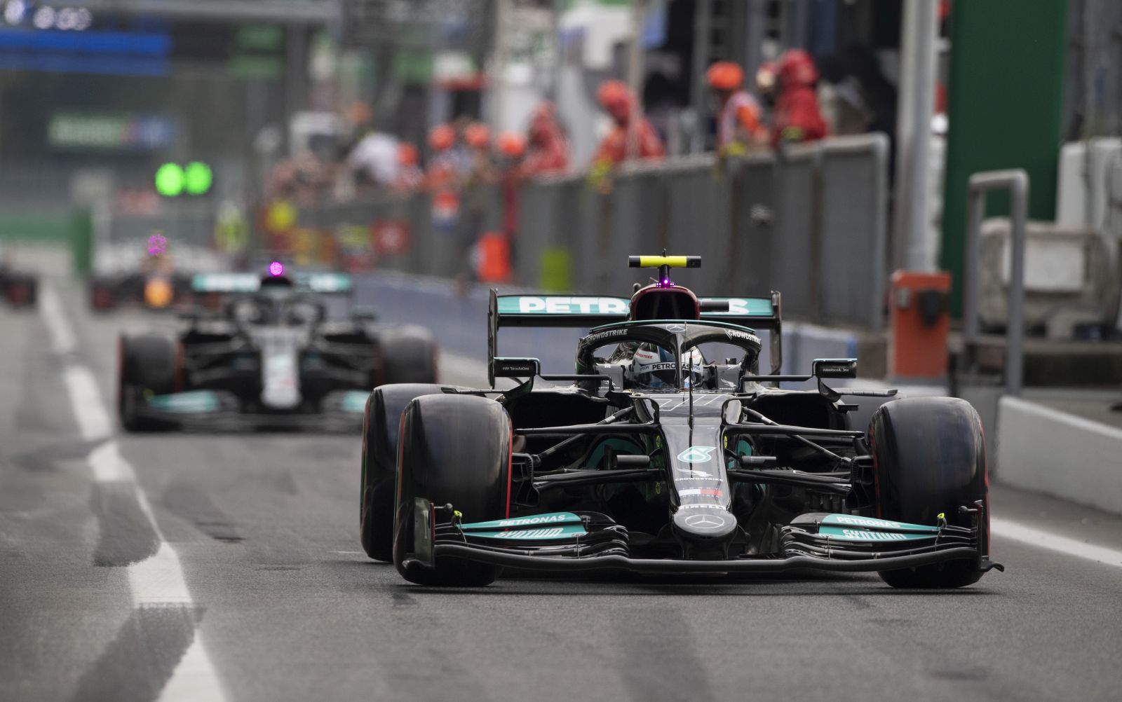 Monza, 10.09.2021. - Valtteri Bottas (Mercedes) tijekom kvalifikacijske utrke za Veliku nagradu Italije Formule 1 na utrci Autodromo Nazionale Monza u talijanskoj Monzi.
foto HINA/ Cesare GRASSELLI/ ml