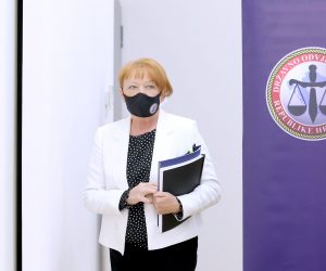 01.06.2021., Zagreb -U DORH-u je odrzana konferencija za medije glavne drzavne odvjetnice Zlate Hrvoj Sipek i ravnateljice USKOK-a Vanje Marusic.  
Photo: Patrik Macek/PIXSELL