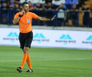 01.08.2021., stadion Gradski vrt, Osijek - Hrvatski Telekom Prva liga, 3. kolo, NK Osijek - NK Slaven Belupo. Sudac Igor Pajac Photo: Davor Javorovic/PIXSELL