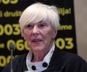 02.06.2019., Zagreb - Konferencija za medije  inicijative Spasi me, organizatorice Jelene Veljace, te predstavljanje fonda za pomoc zlostavljanim zenama. Sanja Sarnavka
Photo: Marko Lukunic/PIXSELL