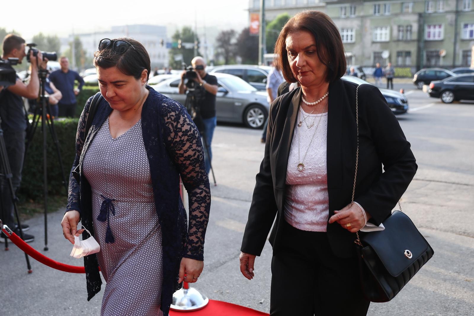 02.08.2021., Sarajevo, Bosna i Hercegovina - U Zemaljskoom muzeju organiziran je prijem povodom dolaska novog Visokog predstavnika Christiana Schmidta. Gordana Tadic
Photo: Armin Durgut/PIXSELL