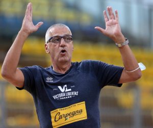 2.9.2021..Opatija  -Trener Carpegna Prosciutto Aleksandar Petrovic tijekom predavanja na Liburniju kupu. Photo: Nel Pavletic/PIXSELL