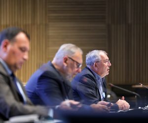 03.09.2021., Zagreb - Nacionalni stozer civilne zastite odrzao je konferenciju za medije u Nacionalnoj i sveucilisnoj knjiznici. Ravnatelj Hrvatskog zavoda za javno zdravstvo (HZJZ) Krunoslav Capak. Photo: Emica Elvedji/PIXSELL