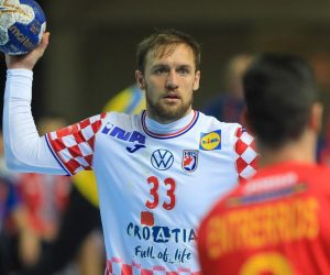 05.01.2021., dvorana Zatika, Porec - EHF Euro Cup, 3. kolo, Hrvatska - Spanjolska. Luka Cindric.
Photo: Srecko Niketic/PIXSELL