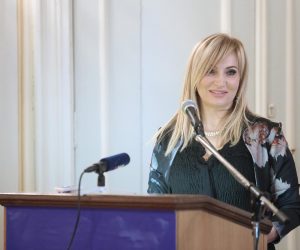 06.02.2018., Zagreb - Preporodna dvorana Narodnog doma Hrvatske akademije znanosti i umjetnosti. Obiljezavanje 15 godina rada Poliklinike za zastitu djece i mladih grada Zagreba. Gordana Buljan Flander.
Photo: Sanjin Strukic/PIXSELL