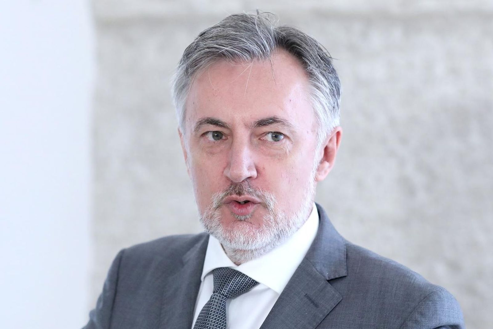 06.09.2021., Zagreb - Nakon sjednice Predsjednistva Hrvatskoga sabora s predsjednicima Klubova zastupnika potpredsjednik Hrvatskoga sabora Miroslav Skoro odrzao je konferenciju za medije. 
Photo: Patrik Macek/PIXSELL