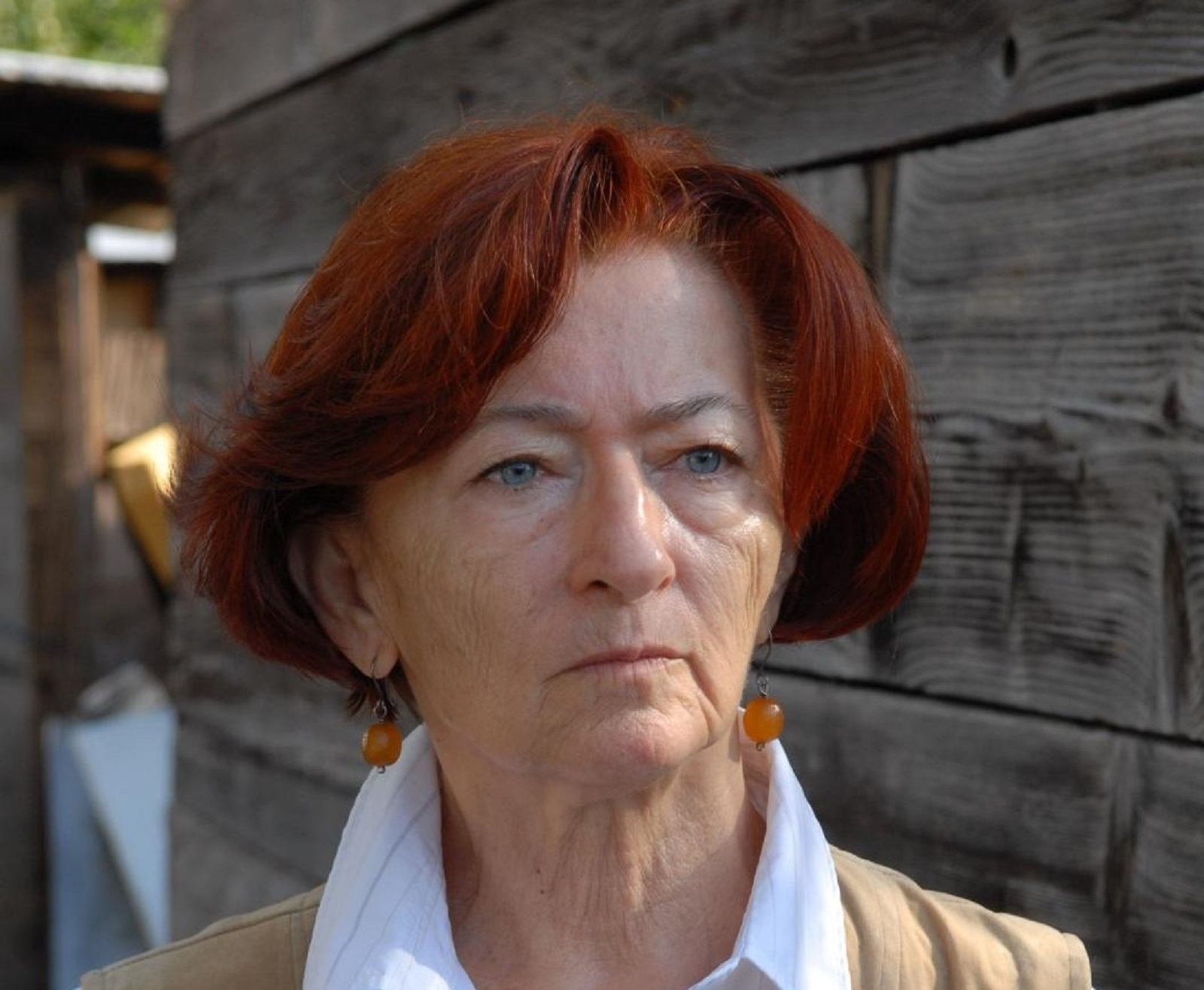 08.09.2009., Karlovac - Delozacija obitelji Ivanke Velic u naselju Gaza, radnice centra sa socijalnu skrb ponudile smjestaj za djecu u domu. Jelka Glumicic predsjednica odbora za ljudska prava. 
Photo: Kristina Stedul Fabac/Vecernji list