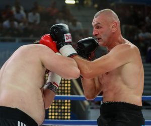 10.09.2021,Klagenfurt,Austrija - Boksacki spektakl, mec za titulu Filipa Hrgovica i Marka Radonjica.Uvodna borba Zeljko Mavrovic protiv Ramazi Gogichashvili.
Photo: Jurica Galoic/PIXSELL