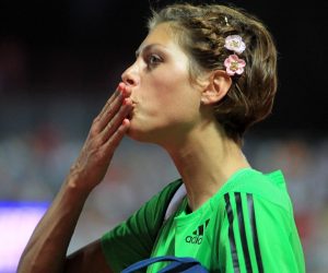 13.09.2011., Mladost, Zagreb - 61. memorijal Borisa Hanzekovica, atletski miting IAAF World Challenge Zagreb 2011. Skok u vis, Blanka Vlasic. 
Photo: Dalibor Urukalovic/PIXSELL