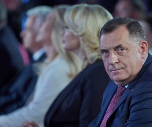 14.09.2021., Plato kod Hrama Hrista Spasitelja, Banja Luka (BiH) – Veceras je odrzana Svecana akademija povodom obiljezavanje Dana srpskog jedinstva, slobode i nacionalne zastave na platou kod Hrama Hrista Spasitelja u Banjaluci. Akademiji su prisustvovali Milorad Dodik, srpski clan Predsjednistva BiH, predsjednica Republike Srpske Zeljka Cvijanovic, predsjednik Vlade Srpske Radovan Viskovic, predsjednik Narodne skupštine Republike Srpske Nedeljko Cubrilovic, izaslanik predsjednika Srbije i ministrica za rad, zaposljavanje, socijalna i boracka pitanja Darija Kisic Tepavcevic, i Drasko Stanivukovic, gradonacelnik Banjaluke. 

Photo: Dejan Rakita/PIXSELL
