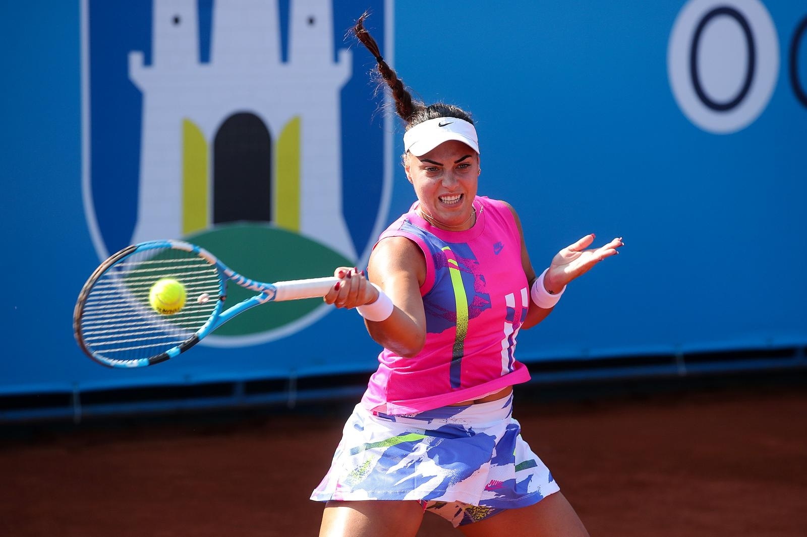 15.09.2020., Zagreb - Teniski centar Maksimir, ITF Zagreb Ladies Open: Ana Konjuh CRO - Jule Niemeier GER. 
Photo: Goran Stanzl/PIXSELL