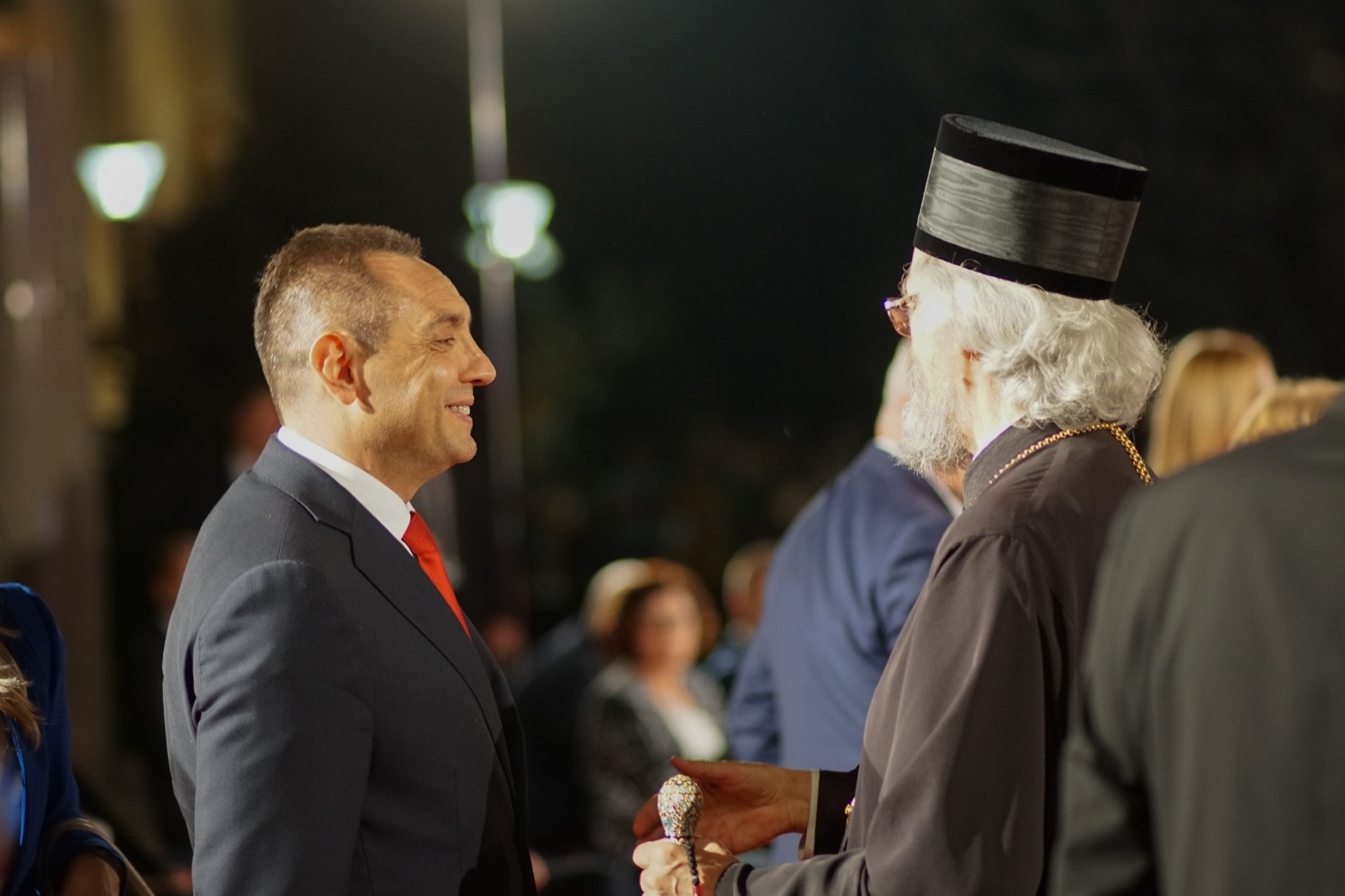 15.09.2020., Plato ispred Hrama Hrista Spasitelja, Banja Luka (BiH) – Povodom novog nacionalnog praznika „Dana srpskog jedinstva, slobode i nacionalne zastave“ na platou ispred Hrama Hrista Spasitelja u Banja Luci je odrzana svecana akademija, programom najvise posvecena danu kada je probijen Solunski front. Praznik su nedavno dogovorili Milorad Dodik, srpski clan Predsjednistva BiH, i Aleksandar Vucic, predsjednik Srbije. Iako Vucic nije bio prisutan na akademiji, on se prisutnima obratio putem video poruke i cestitao svim Srbima u svijetu ovaj, kako je rekao, jedinstven praznik. 
Photo: Dejan Rakita/PIXSELL
