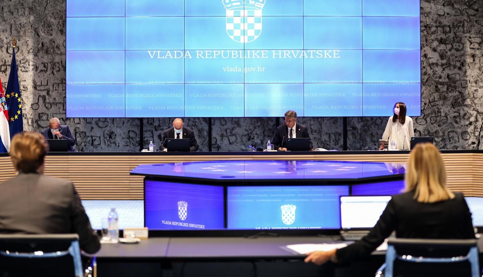 16.9.2021., Zagreb - U NSK odrzana 76. sjednica Vlade Republike Hrvatske
Photo:Marin Tironi/PIXSELL