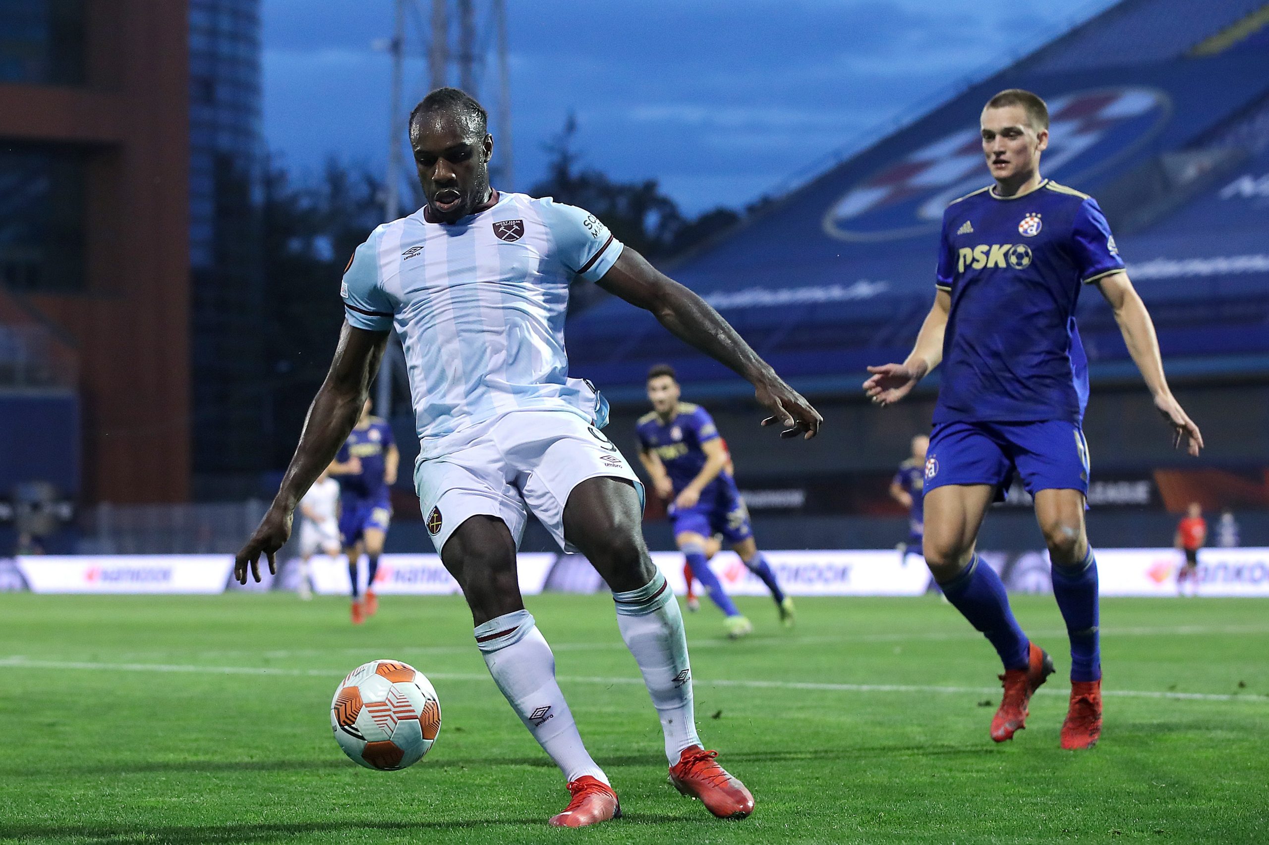 16.9.2021., Stadion Maksimir - UEFA Europa liga, skupina H, 1. kolo: GNK Dinamo Zagreb - FC West Ham United.Issa Diop 
 Photo: Goran Stanzl/PIXSELL