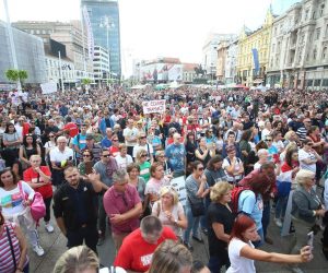 18.09.2021., Zagreb - Na Trgu bana Josipa Jelacica odrzan je Festival slobode 2.0. cija je glavna tema "Kako biti covjek i ostati slobodan kad nam se ljudskost i sloboda pokusavaju oduzeti". Photo: Matija Habljak/PIXSELL
