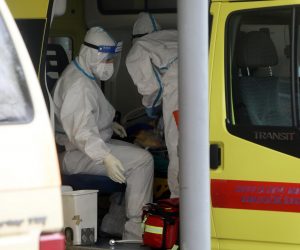 19.04.2021.,  Karlovac - Zbog reduciranja hladnog pogona u  Opcu bolnicu Karlovac od danas se primaju hitni slucajevi i onkoloski bolesnici. Covid odjel Opce bolnice vec tjednima je prenapucen pacijentima koji svakodnevno u velikom broju pristizu.
Photo: Kristina Stedul Fabac/PIXSELL