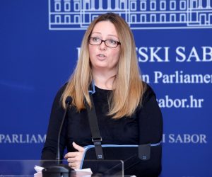 22.11.2019., Zagreb - Na konferenciji za medije odrzanoj u Saboru o temi “Sustavno krsenje zakonskih prava odgojitelja u predskolskim ustanovama” govorili su zastupnik Goran Aleksic, odgojiteljica predskolskog odgoja Katarina Turkovic Gulin i knjizevnica Snjezana Babic Visnjic.
Photo: Patrik Macek/PIXSELL