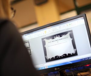 23.10.2014., Zagreb - Ilustracije na temu djeca i informatika u skoli. 
Photo: Slavko Midzor/PIXSELL