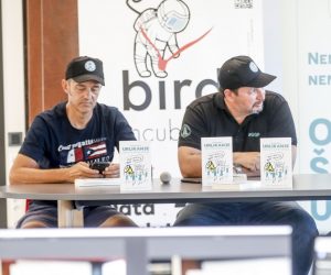 24.06.2021., Zagreb - Promocija knjige Tomislava Birtica "Urlikanje". U BIRD inkubatoru odrzana je promocija knjige Tomislava Birtica "Urlikanje". Drazen Orescanin, Hrvoje Bujas, Tomislav Birtic. Photo: Slavko Midzor/PIXSELL